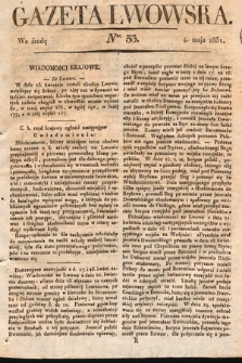 Gazeta Lwowska. 1831, nr 53