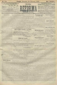 Nowa Reforma (wydanie poranne). 1915, nr 494