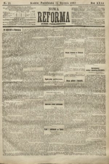 Nowa Reforma (numer popołudniowy). 1912, nr 21