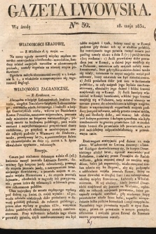 Gazeta Lwowska. 1831, nr 59