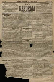 Nowa Reforma (numer popołudniowy). 1912, nr 85