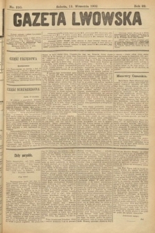 Gazeta Lwowska. 1902, nr 210