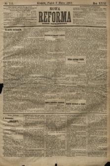 Nowa Reforma (numer popołudniowy). 1912, nr 111