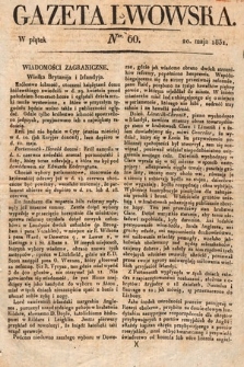 Gazeta Lwowska. 1831, nr 60