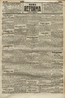 Nowa Reforma (numer poranny). 1912, nr 191