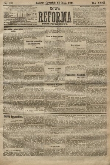 Nowa Reforma (numer popołudniowy). 1912, nr 232