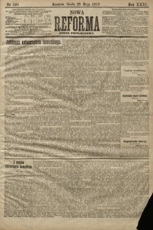 Nowa Reforma (numer popołudniowy). 1912, nr 240