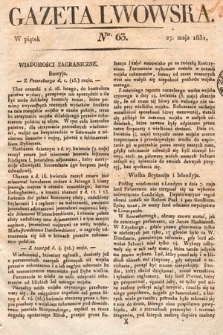 Gazeta Lwowska. 1831, nr 63