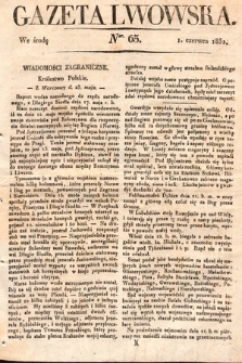 Gazeta Lwowska. 1831, nr 65