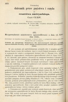 Allgemeines Reichs-Gesetz-und Regierungsblatt für das Kaiserthum Osterreich = Powszechny Dziennik Praw Państwa i Rządu dla Cesarstwa Austryackiego. 1850, kwartał 4, cz. 164