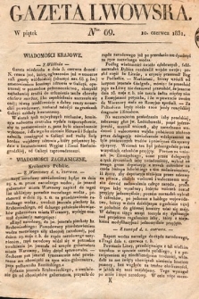 Gazeta Lwowska. 1831, nr 69
