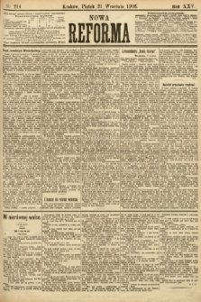 Nowa Reforma. 1906, nr 214