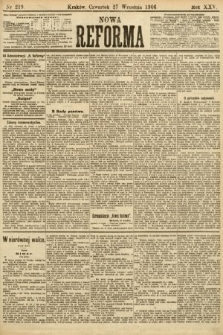 Nowa Reforma. 1906, nr 219