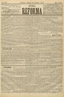 Nowa Reforma. 1906, nr 285