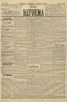 Nowa Reforma. 1906, nr 286