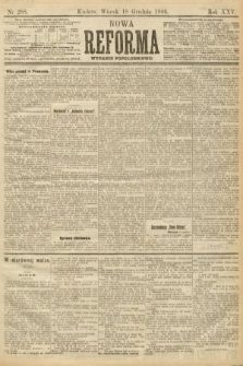 Nowa Reforma (wydanie popołudniowe). 1906, nr 288