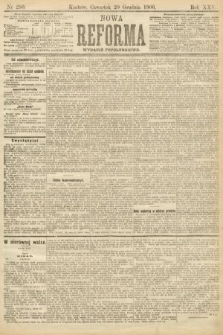 Nowa Reforma (wydanie popołudniowe). 1906, nr 290