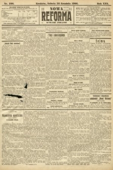 Nowa Reforma (wydanie poranne). 1906, nr 296