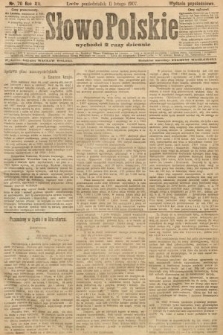 Słowo Polskie (wydanie popołudniowe). 1907, nr 70