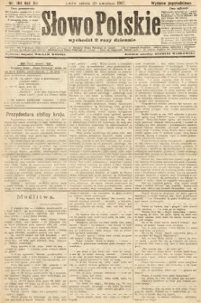 Słowo Polskie (wydanie popołudniowe). 1907, nr 184