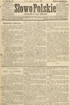 Słowo Polskie (wydanie popołudniowe). 1907, nr 215