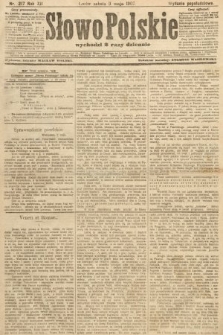 Słowo Polskie (wydanie popołudniowe). 1907, nr 217