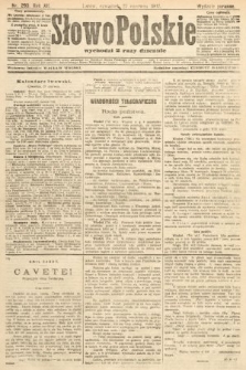 Słowo Polskie (wydanie poranne). 1907, nr 293