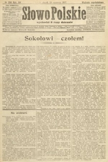 Słowo Polskie (wydanie popołudniowe). 1907, nr 296