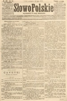 Słowo Polskie (wydanie poranne). 1907, nr 334