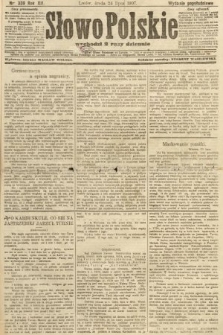 Słowo Polskie (wydanie popołudniowe). 1907, nr 339