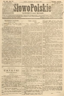 Słowo Polskie (wydanie poranne). 1907, nr 340