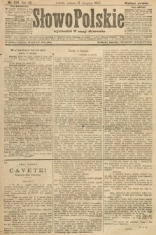 Słowo Polskie (wydanie poranne). 1907, nr 379
