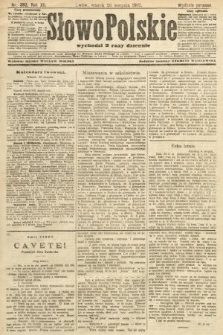 Słowo Polskie (wydanie poranne). 1907, nr 383