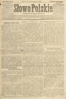 Słowo Polskie (wydanie popołudniowe). 1907, nr 384