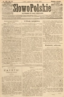 Słowo Polskie (wydanie poranne). 1907, nr 425