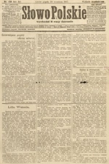 Słowo Polskie (wydanie popołudniowe). 1907, nr 438