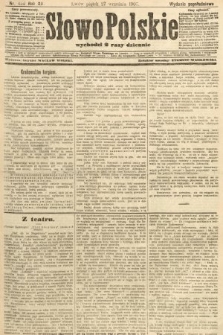 Słowo Polskie (wydanie popołudniowe). 1907, nr 450