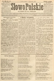 Słowo Polskie (wydanie popołudniowe). 1907, nr 509