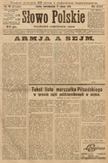 Słowo Polskie. 1930, nr 46