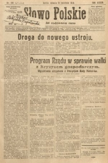 Słowo Polskie. 1930, nr 100