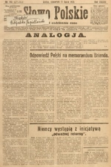 Słowo Polskie. 1930, nr 192
