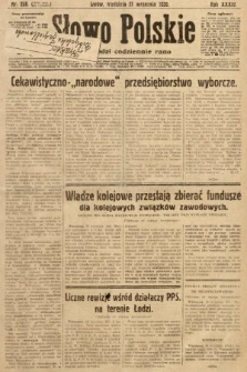 Słowo Polskie. 1930, nr 258
