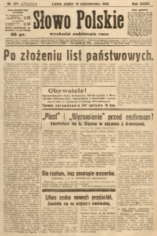 Słowo Polskie. 1930, nr 277