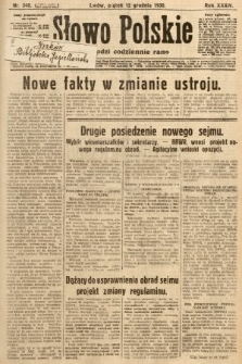 Słowo Polskie. 1930, nr 340