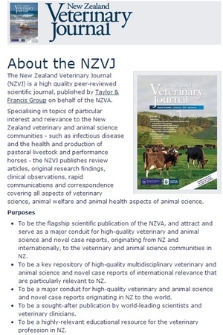 „New Zealand Veterinary Journal”