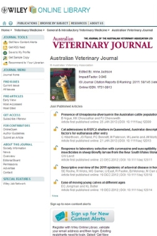 „Australian Veterinary Journal”