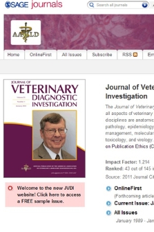 „Journal of Veterinary Diagnostic Investigation”