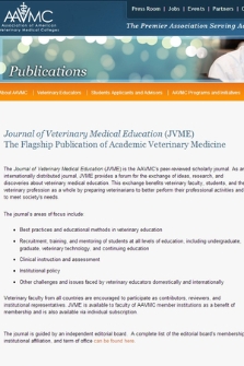 „Journal of Veterinary Medical Education”