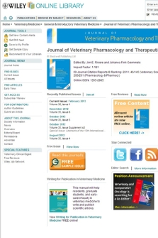 „Journal of Veterinary Pharmacology and Therapeutics”