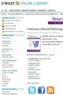 „Veterinary Clinical Pathology”
